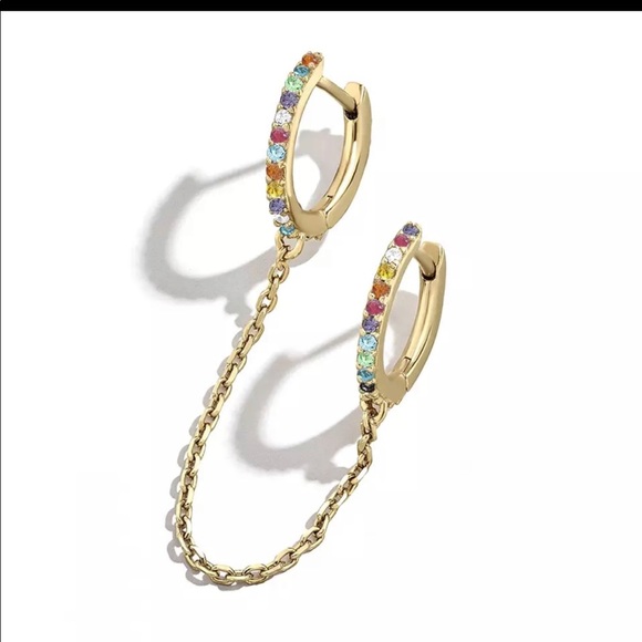 Double hole earring - Picture 7 of 11